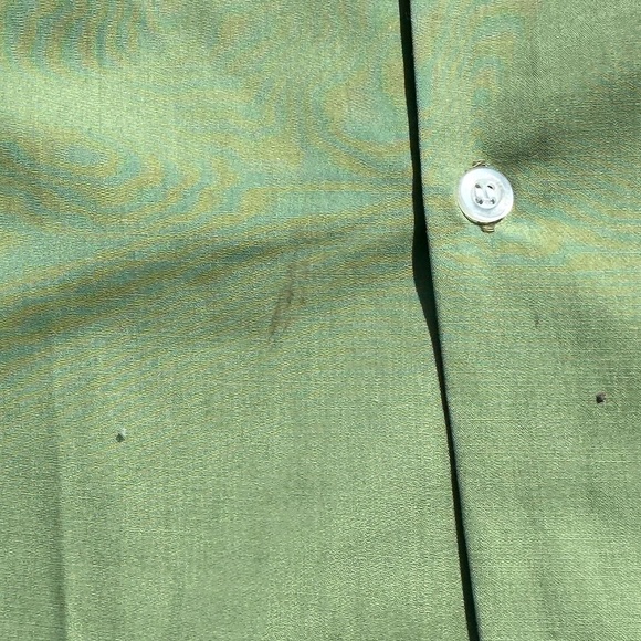 Vintage 1960s 70s Matt Andrews Mens Permanent Press Shirt Button Up embroidered - Picture 7 of 8